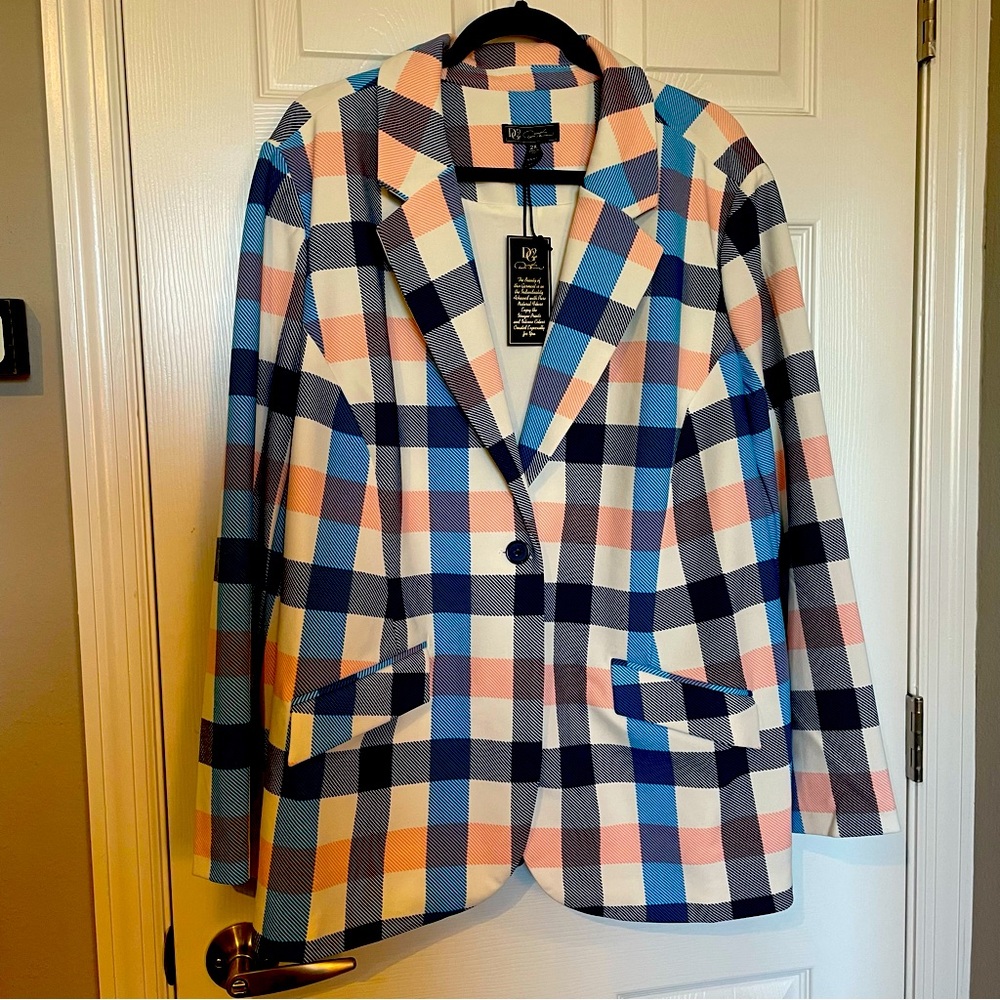 Diane Gilman, DG2, very stretchy blazer, size 2X. NWT.